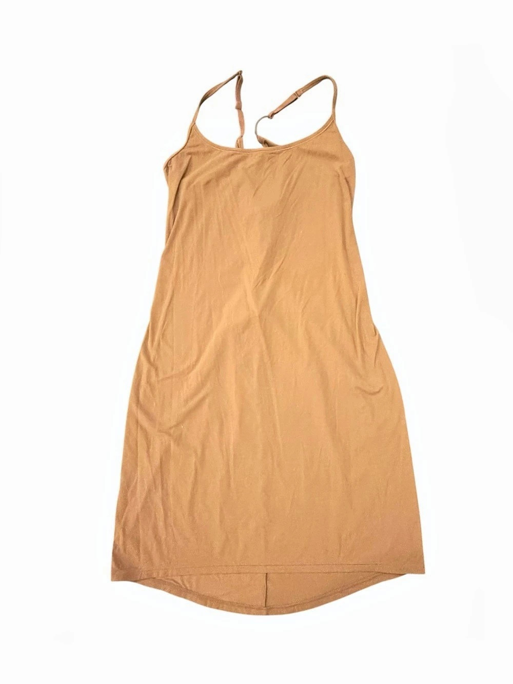 Skims Slip Dress Large Brown 212 Style DS-DRS-9046W New Slinky Stretch